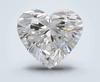1.58ct E VVS2 Rare Carat Ideal Cut Heart Lab Grown Diamond