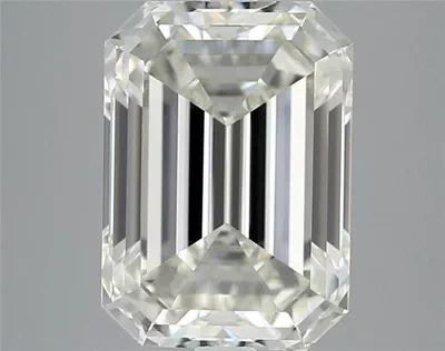 5.01ct J VS1 Rare Carat Ideal Cut Emerald Diamond