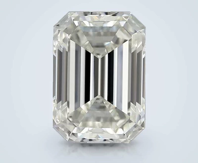 5.01ct J VS1 Rare Carat Ideal Cut Emerald Diamond
