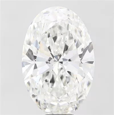 12.51ct F VVS2 Rare Carat Ideal Cut Oval Lab Grown Diamond