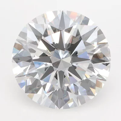 4.45ct D FL Rare Carat Ideal Cut Round Lab Grown Diamond