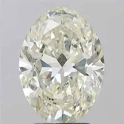 3.02ct J SI2 Rare Carat Ideal Cut Oval Diamond