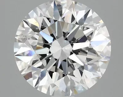 2.59ct F SI1 Excellent Cut Round Lab Grown Diamond