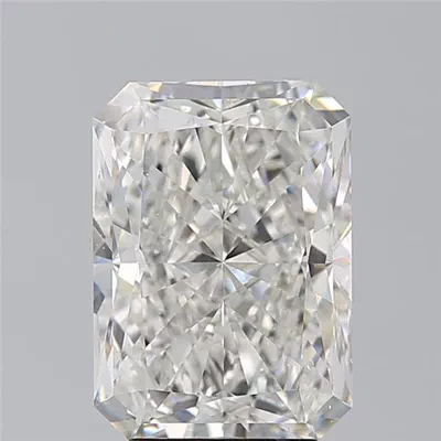 4.04ct H SI1 Rare Carat Ideal Cut Radiant Diamond