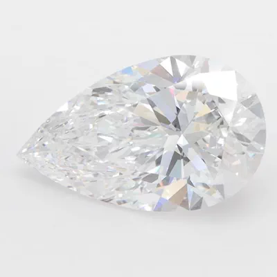 3.05ct D VS1 Rare Carat Ideal Cut Pear Lab Grown Diamond