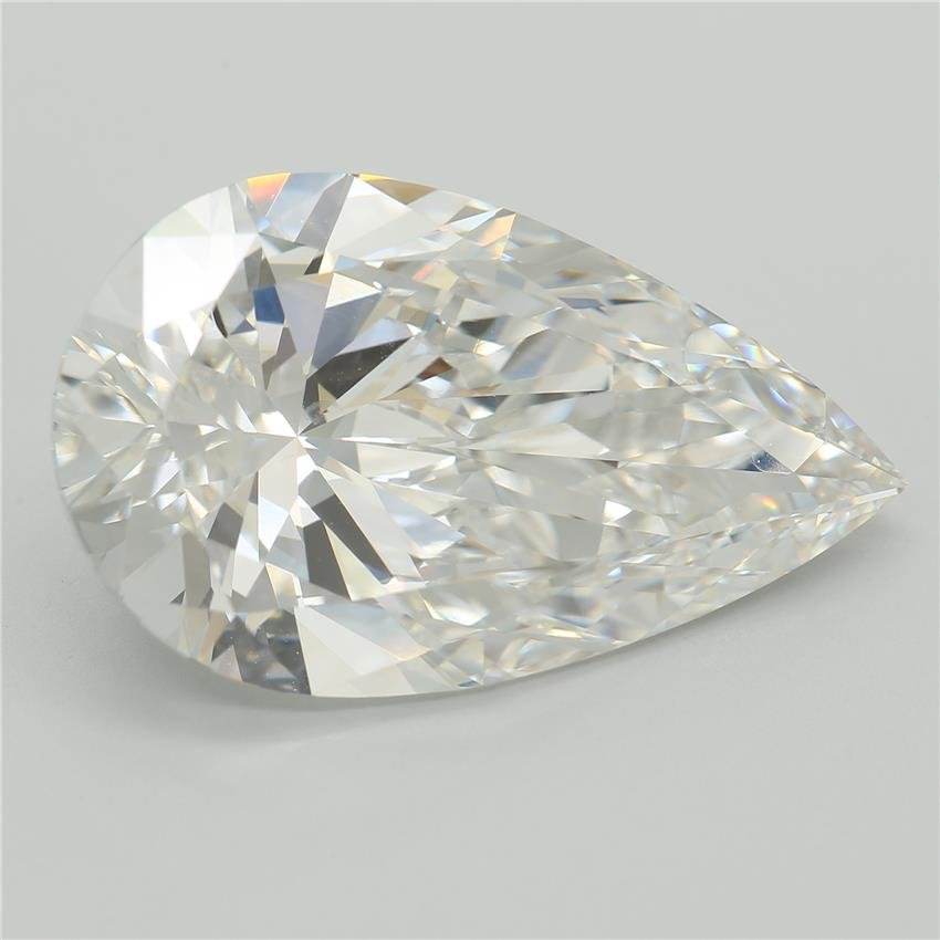10.62ct E VVS2 Rare Carat Ideal Cut Pear Lab Grown Diamond