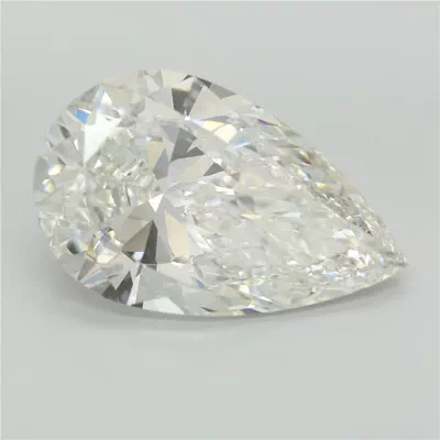 15.37ct E VS1 Rare Carat Ideal Cut Pear Lab Grown Diamond