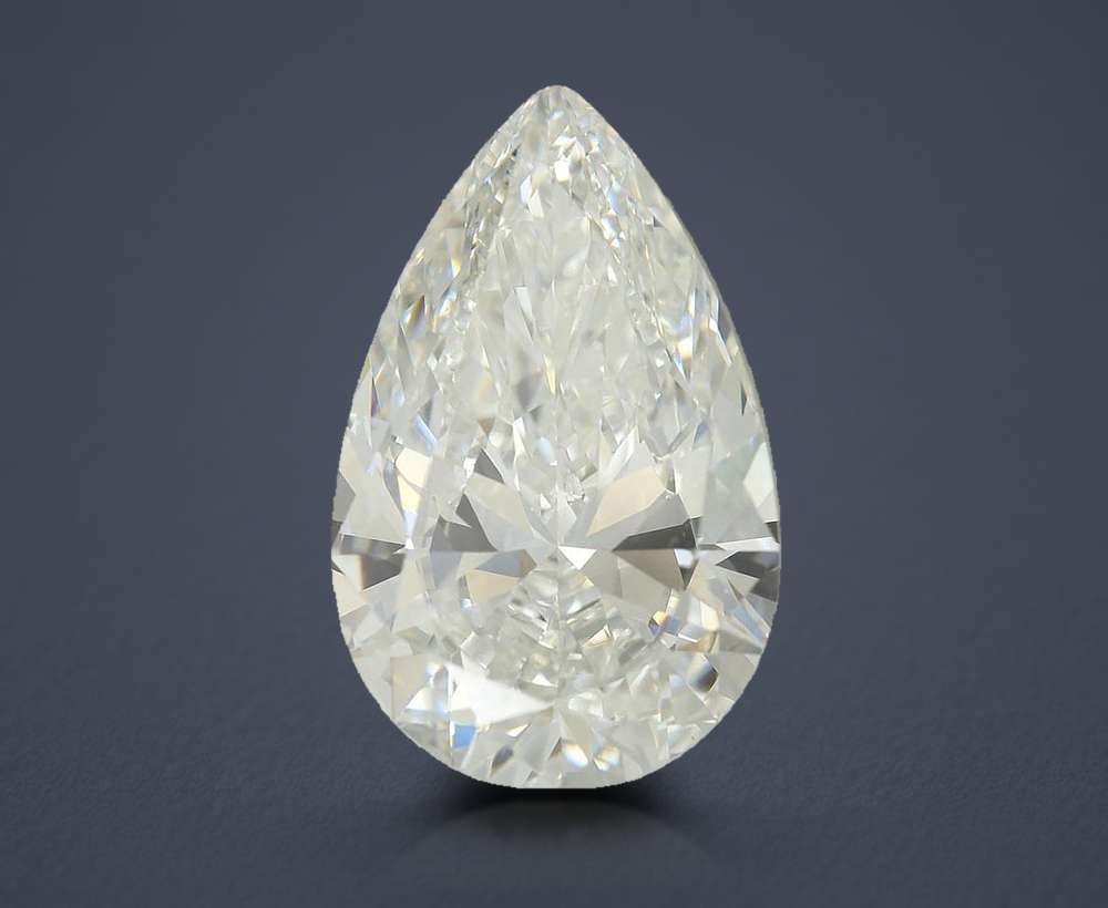 15.37ct E VS1 Rare Carat Ideal Cut Pear Lab Grown Diamond