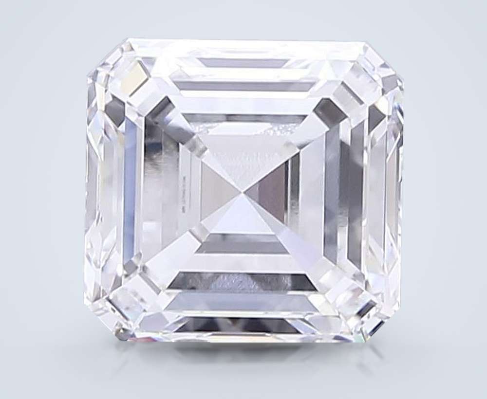 11.02ct F VVS2 Very Good Cut Asscher Lab Grown Diamond