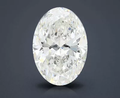 10.53ct F VS2 Rare Carat Ideal Cut Oval Lab Grown Diamond