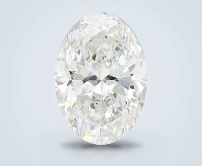 10.53ct F VS2 Rare Carat Ideal Cut Oval Lab Grown Diamond