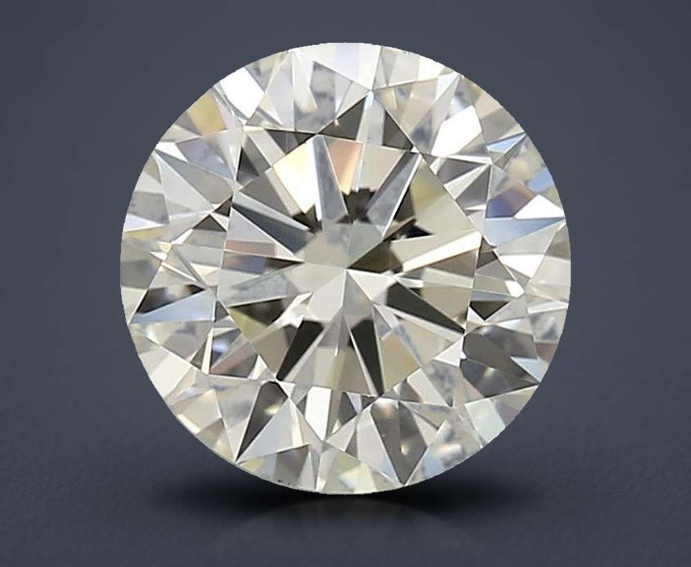 1.57ct J VVS2 Rare Carat Ideal Cut Round Diamond
