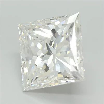 4.52ct F VVS2 Rare Carat Ideal Cut Princess Lab Grown Diamond