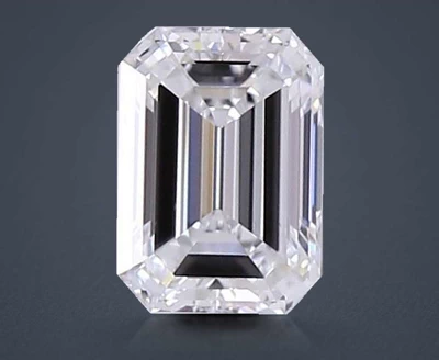 1.15ct D VS1 Rare Carat Ideal Cut Emerald Lab Grown Diamond