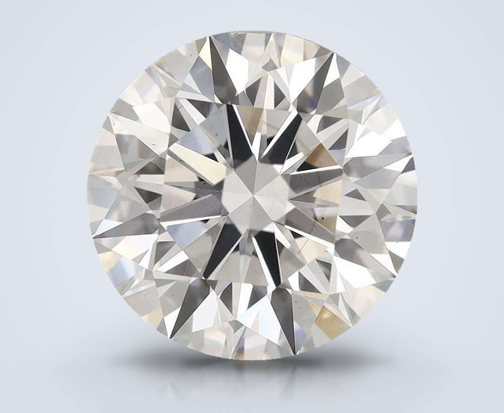 7.05ct G VS2 Rare Carat Ideal Cut Round Lab Grown Diamond