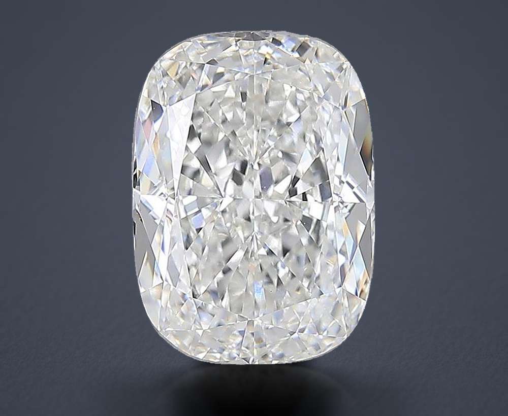 15.09ct F VVS2 Rare Carat Ideal Cut Cushion Lab Grown Diamond
