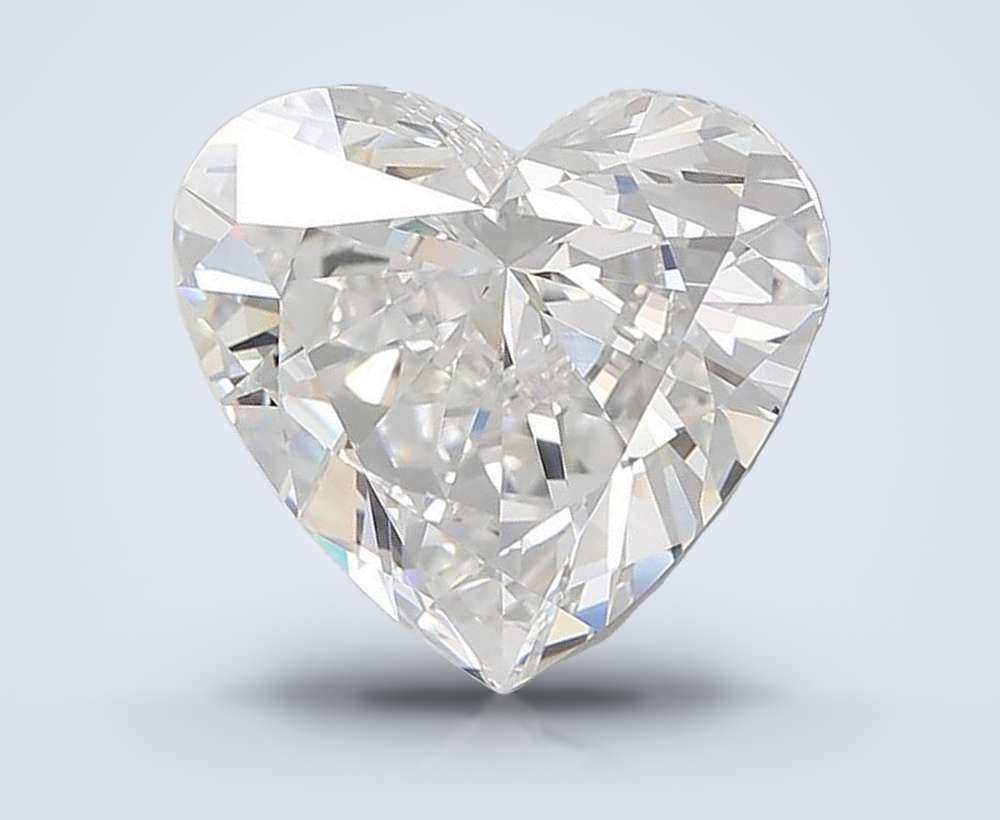 10.41ct E VVS2 Excellent Cut Heart Lab Grown Diamond