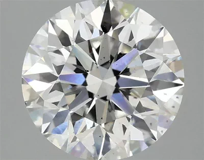 3.56ct F SI1 Excellent Cut Round Lab Grown Diamond