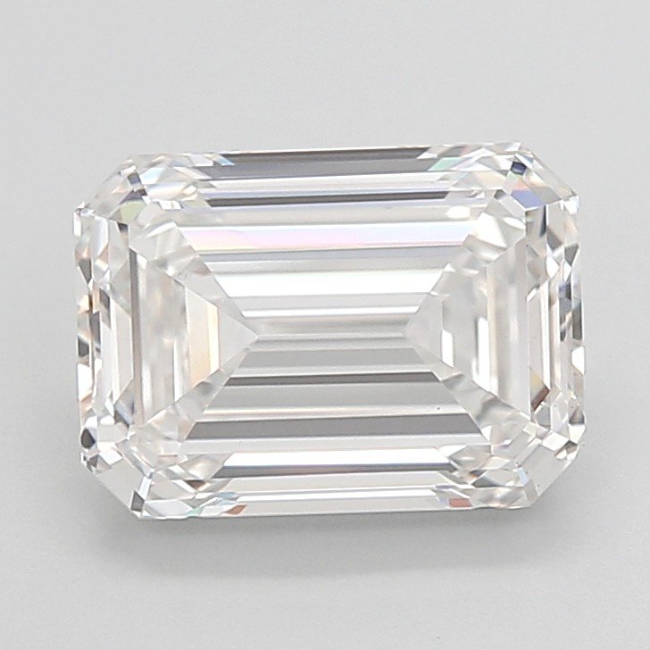 3.10ct F VS1 Very Good Cut Emerald Lab Grown Diamond