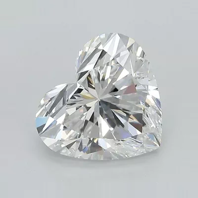 2.87ct D VS2 Rare Carat Ideal Cut Heart Lab Grown Diamond