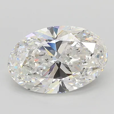 2.57ct E VS1 Rare Carat Ideal Cut Oval Lab Grown Diamond