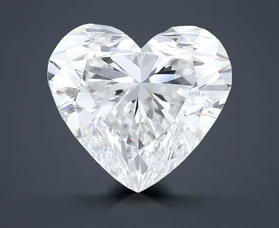 5.06ct F VVS2 Rare Carat Ideal Cut Heart Lab Grown Diamond
