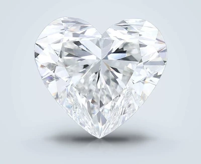 5.06ct F VVS2 Rare Carat Ideal Cut Heart Lab Grown Diamond