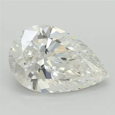 2.06ct E VS1 Rare Carat Ideal Cut Pear Lab Grown Diamond