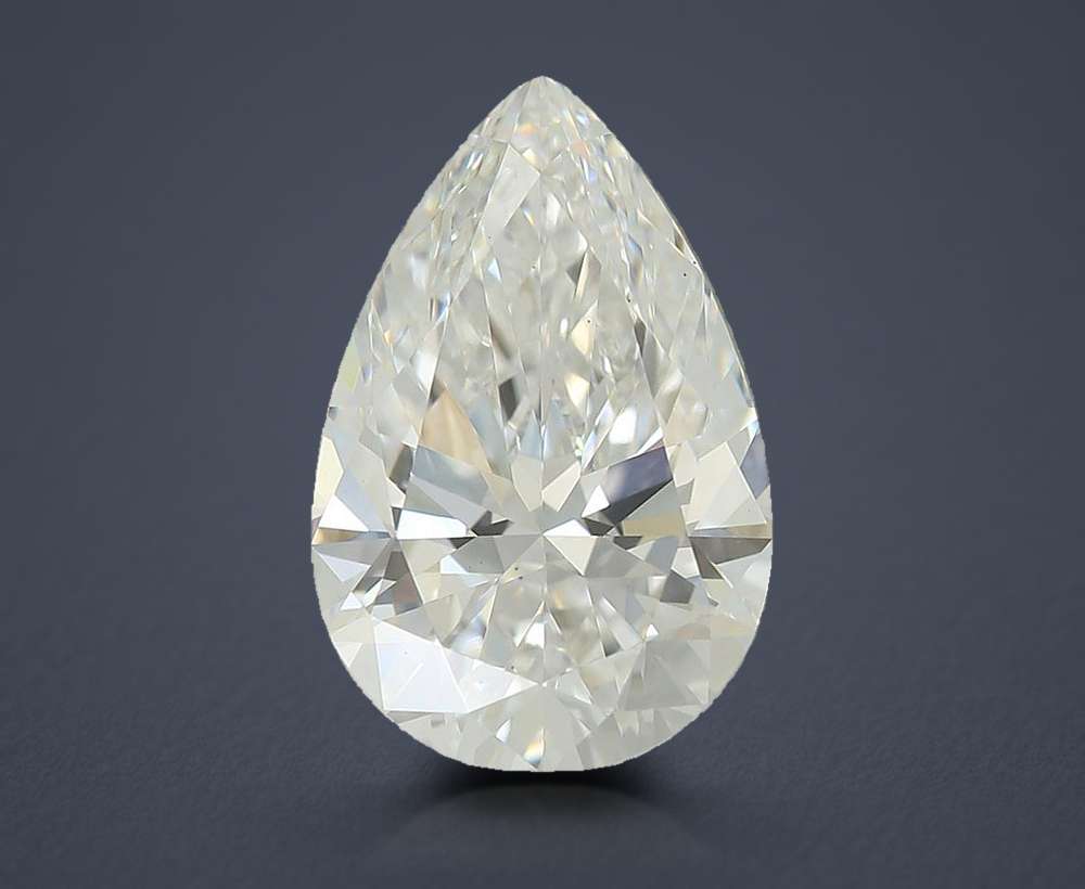 2.06ct E VS1 Rare Carat Ideal Cut Pear Lab Grown Diamond