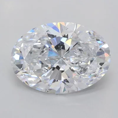 1.05ct D FL Rare Carat Ideal Cut Oval Lab Grown Diamond