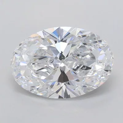 1.05ct D VVS1 Rare Carat Ideal Cut Oval Lab Grown Diamond
