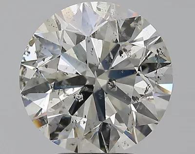 4.01ct I SI2 Excellent Cut Round Diamond