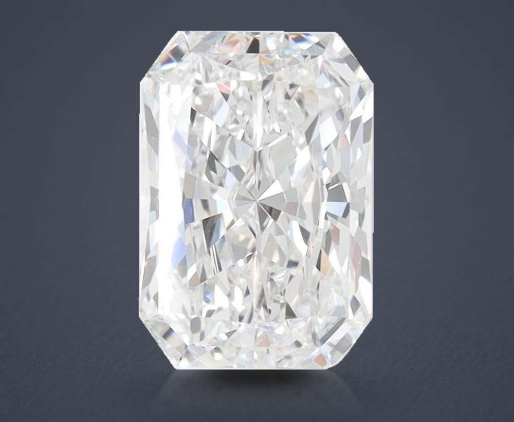 2.01ct D VVS1 Rare Carat Ideal Cut Radiant Lab Grown Diamond