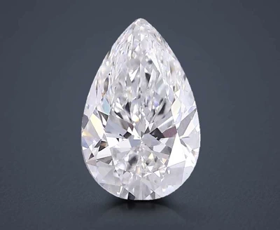1.24ct D VVS2 Rare Carat Ideal Cut Pear Lab Grown Diamond