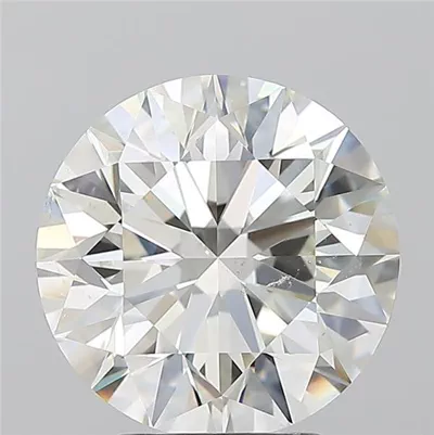 3.51ct J SI1 Excellent Cut Round Diamond