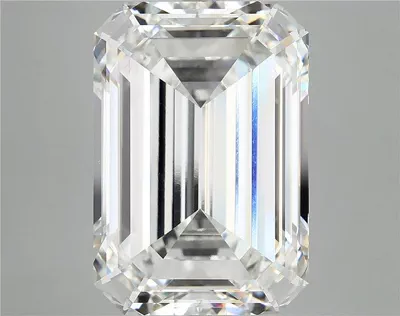 15.27ct F VVS2 Rare Carat Ideal Cut Emerald Lab Grown Diamond