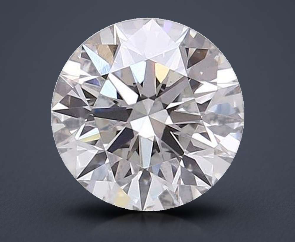 2.08ct H VS1 Rare Carat Ideal Cut Round Lab Grown Diamond