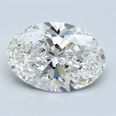 4.01ct G SI1 Rare Carat Ideal Cut Oval Diamond