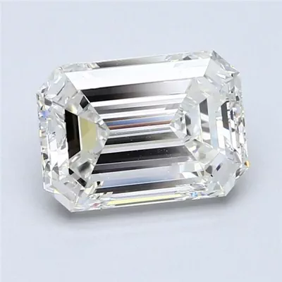 3.01ct I VVS1 Rare Carat Ideal Cut Emerald Diamond