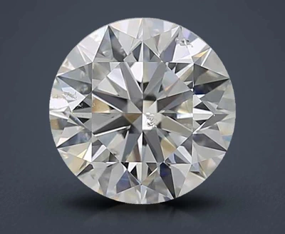 3.01ct H SI2 Rare Carat Ideal Cut Round Diamond