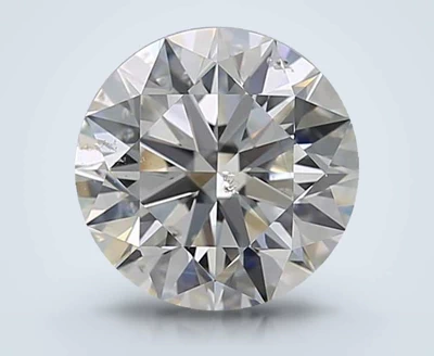 3.01ct H SI2 Rare Carat Ideal Cut Round Diamond