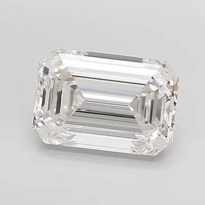 7.01ct G VVS2 Rare Carat Ideal Cut Emerald Lab Grown Diamond