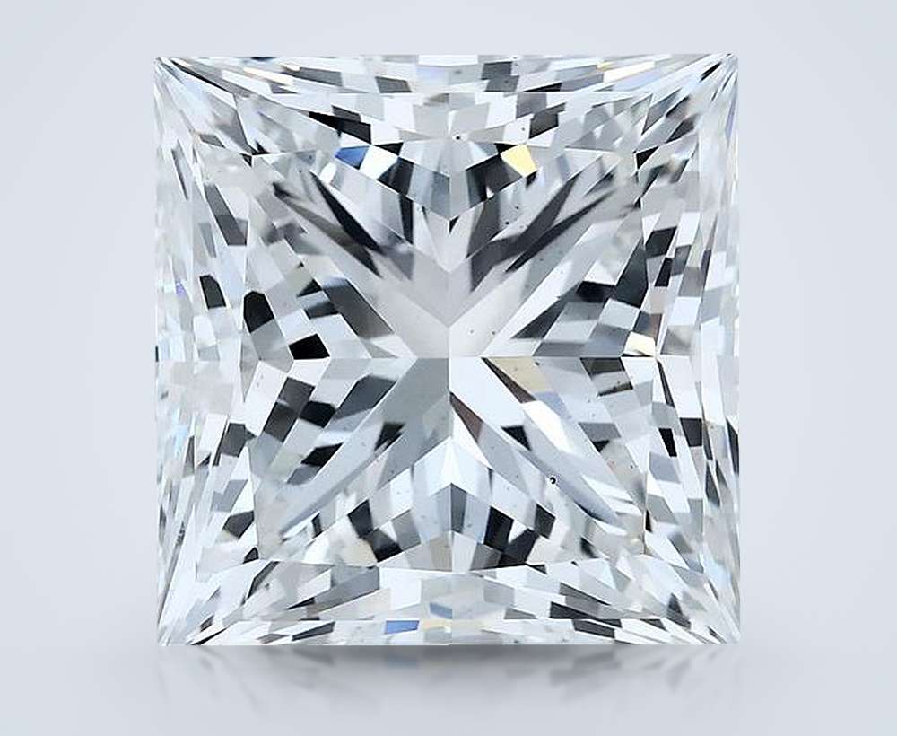 12.01ct F VS2 Rare Carat Ideal Cut Princess Lab Grown Diamond