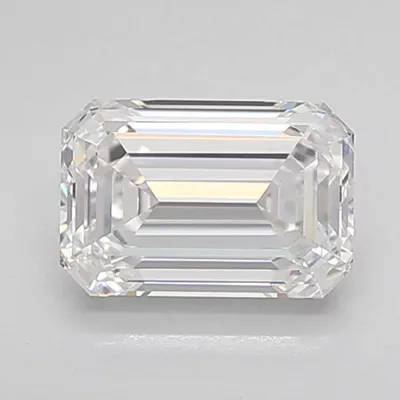 1.59ct E VVS2 Rare Carat Ideal Cut Emerald Lab Grown Diamond