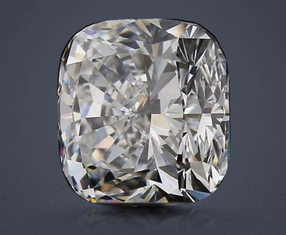 1.28ct H VS2 Rare Carat Ideal Cut Cushion Diamond