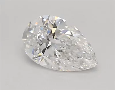 0.64ct E VVS2 Rare Carat Ideal Cut Pear Lab Grown Diamond