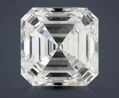 1.07ct E VS2 Rare Carat Ideal Cut Asscher Lab Grown Diamond