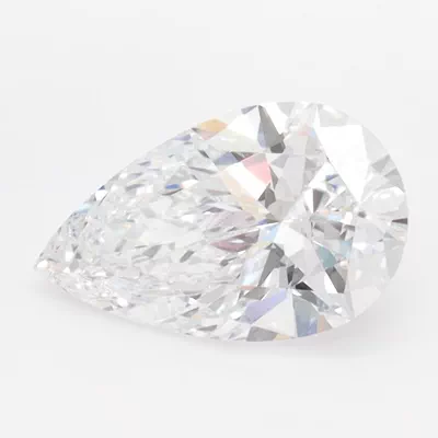 1.38ct D VVS1 Rare Carat Ideal Cut Pear Lab Grown Diamond
