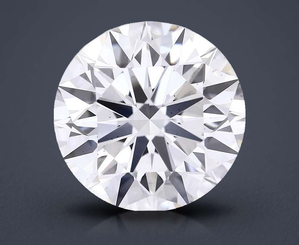 9.06ct H VS2 Rare Carat Ideal Cut Round Lab Grown Diamond