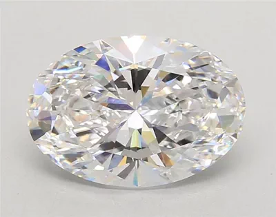 3.06ct D VS1 Rare Carat Ideal Cut Oval Lab Grown Diamond